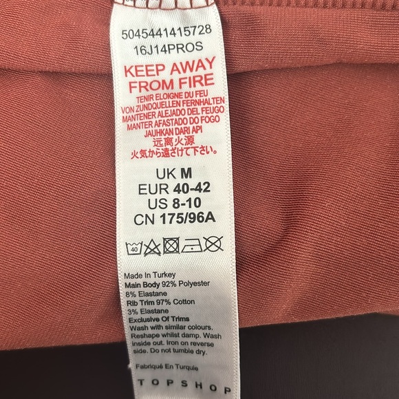 Topshop Velour Track Suit- Top is size 2 Pants are a size 8-10 - Picture 11 of 11